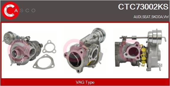 CASCO CTC73002KS Turbocharger 058145703QV