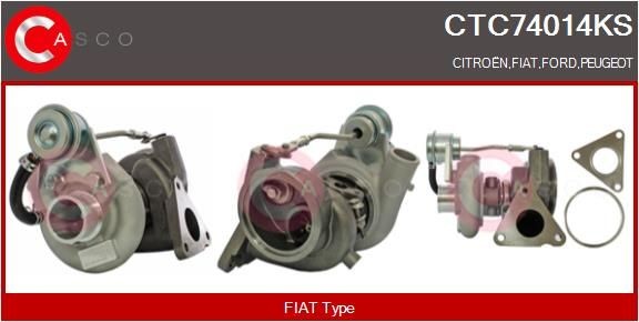 CTC74014KS CASCO Turbocharger MINI Exhaust Turbocharger