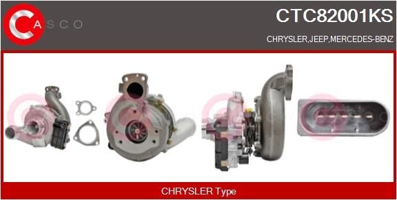 CASCO CTC82001KS Turbocharger CHRYSLER experience and price