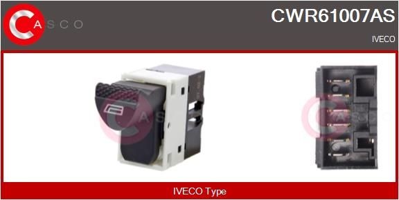 CWR61007AS CASCO Fensterheberschalter IVECO Stralis