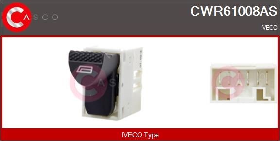 CWR61008AS CASCO Fensterheberschalter IVECO Stralis