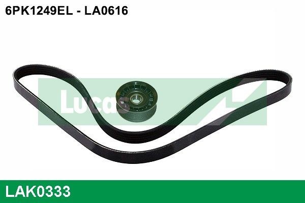 LUCAS LAK0333 Serpentine belt 1760376
