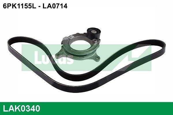 BMW 1 Series Ribbed belt 20132617 LUCAS LAK0340 online buy