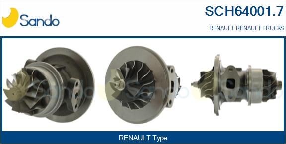 SCH64001.7 SANDO Rumpfgruppe Turbolader RENAULT TRUCKS Premium