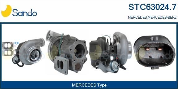 STC63024.7 SANDO Turbolader MERCEDES-BENZ ANTOS