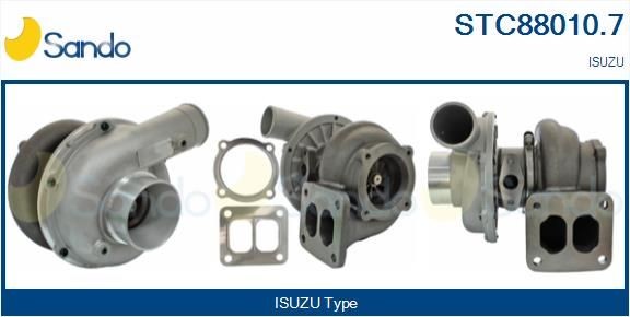 SANDO STC88010.7 Turbolader für ISUZU F-Series FORWARD LKW in Original Qualität