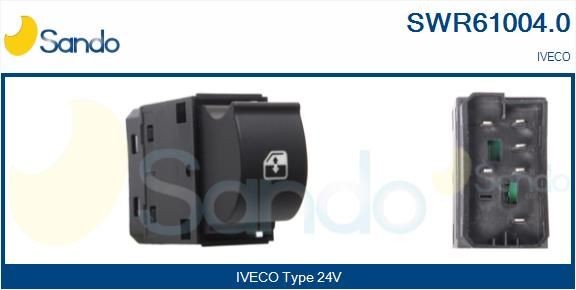 SANDO SWR61004.0 Fensterheberschalter für IVECO Stralis LKW in Original Qualität