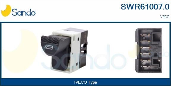 SANDO SWR61007.0 Fensterheberschalter für IVECO Stralis LKW in Original Qualität