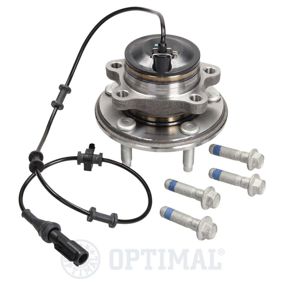 OPTIMAL 301106 Wheel bearing kit with integrated ABS sensor, with integrated magnetic sensor ring, 139 mm