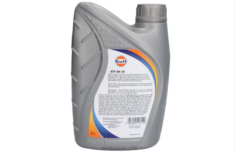Automatic transmission fluid 5056004123110 from GULF