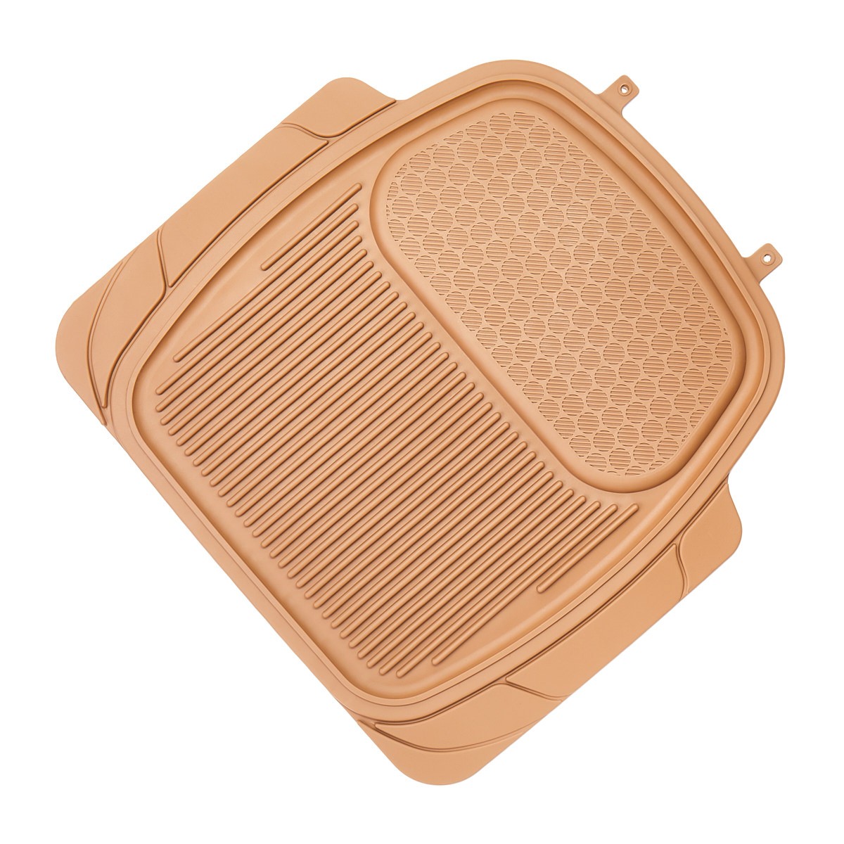 RIDEX 215A1429 Floor liners PVC, Front and Rear, Quantity: 4, beige, Universal fit, 70,8*50, 43,5*45