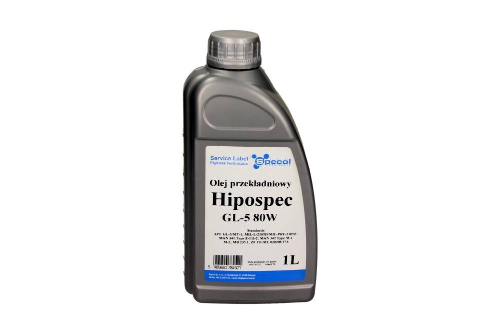 SPECOL Hipospec, GL-5 100979 Transmission fluid 80W, Capacity: 1l