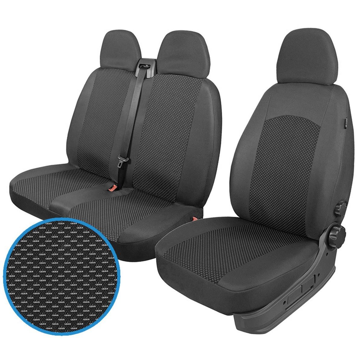 ATRA S-/54_T06 Car seat cover black, Front and Rear