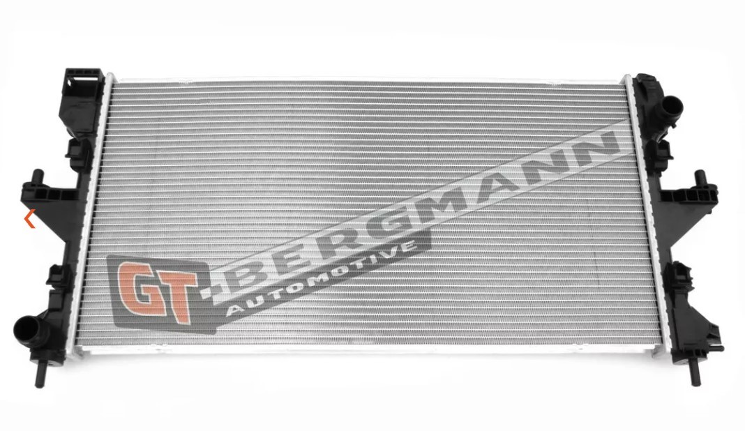 GT10-166 GT-BERGMANN Radiators FIAT Aluminium, 780 x 398 x 30 mm, Brazed cooling fins