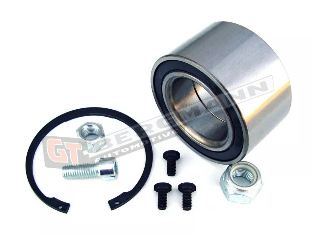 Wheel hub bearing kit GT-BERGMANN with lock nuts, with attachment material, with bolts/screws, 80 mm - GT26-004
