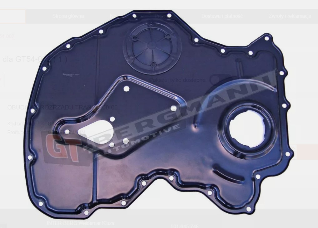 GT-BERGMANN GT54-002 Timing cover FORD MONDEO 2000 in original quality