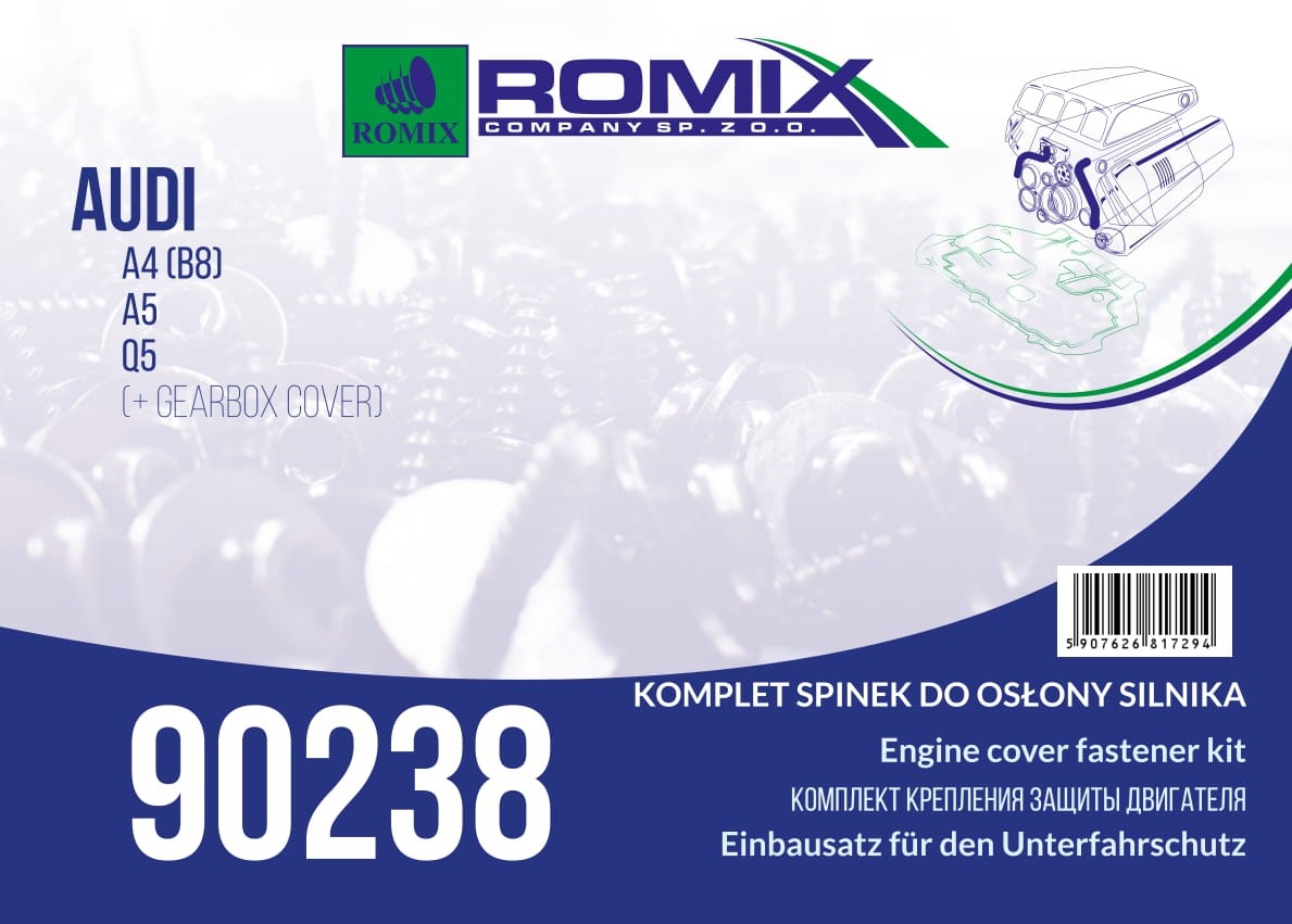 Befestigungselement, Motorabdeckung ROMIX 90200 günstig online