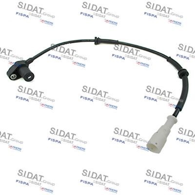 84.1523A2 SIDAT Wheel speed sensor RENAULT Front axle both sides, Inductive Sensor, 2-pin connector, 435mm, 1,7 kOhm, 490mm, 28mm, white, round