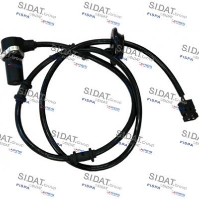 84.685A2 SIDAT Wheel speed sensor RENAULT Rear Axle Right, Inductive Sensor, 2-pin connector, 820mm, 1,4 kOhm, 28mm, right-angled