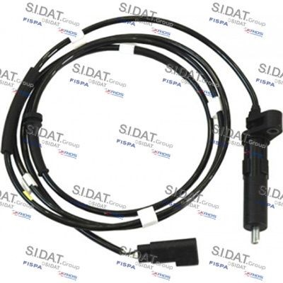 84.694A2 SIDAT Wheel speed sensor FORD Rear Axle Right, Inductive Sensor, 2-pin connector, 1930mm, 1,7 kOhm, 2070mm, 85mm, black, D Shape