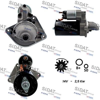 SIDAT S12BH0008 Starter motor 299 4100
