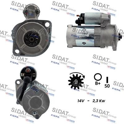 SIDAT S12HT0875A2 Starter motor S13404