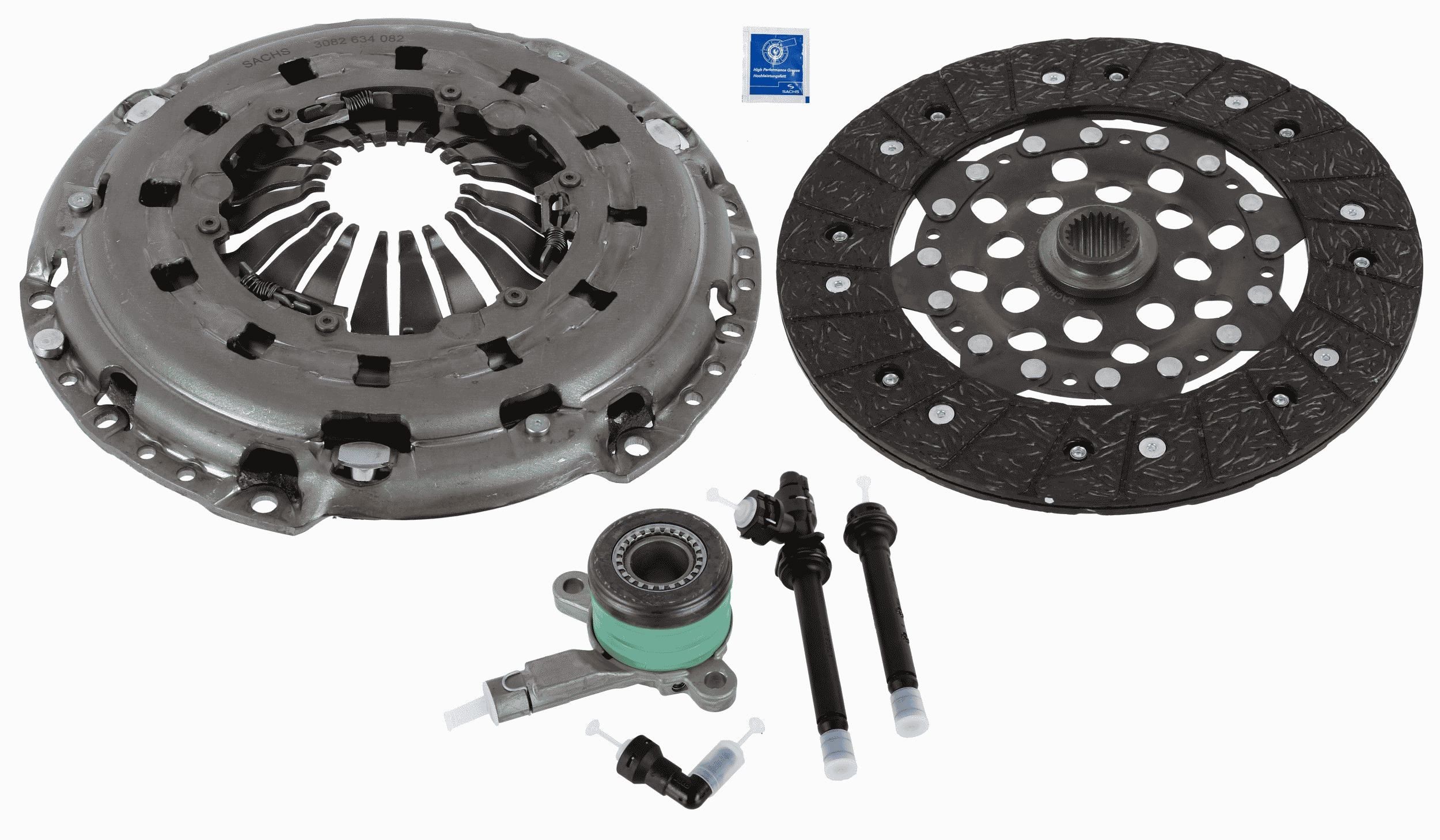 Clutch kit SACHS 3000 990 615 - Mercedes MARCO POLO Clutch spare parts order