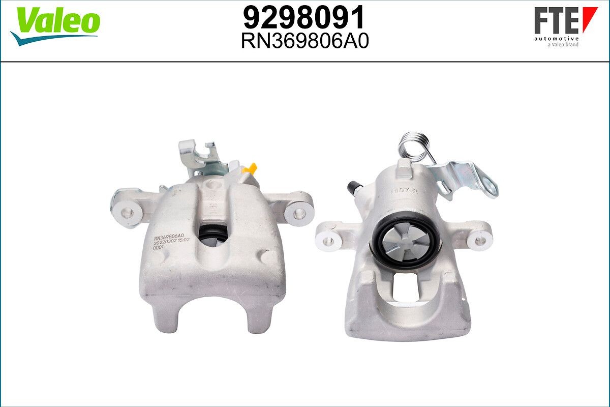 RN369806A0 FTE grey, Aluminium, Rear Axle Right, without holder Caliper 9298091 buy
