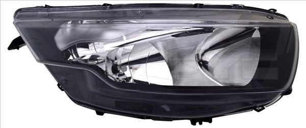20-19279-05-2 TYC Headlight IVECO Right, H7/H1, W21W, with daytime running light, with electric motor