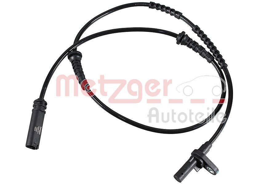 METZGER 2-pin connector, 880mm, 987mm Length: 987mm, Number of pins: 2-pin connector Sensor, wheel speed 09001513 buy
