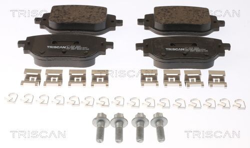 TRISCAN incl. wear warning contact Height: 52,9mm, Width: 113,3mm, Thickness: 17,2mm Brake pads 8110 10122 buy