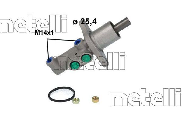 Great value for money - METELLI Brake master cylinder 05-1243