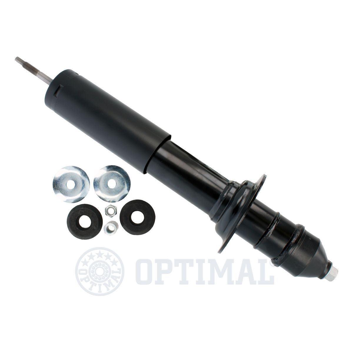 OPTIMAL Rear Axle, Gas Pressure, Twin-Tube, Spring-bearing Damper, Top pin, Bottom Pin, M10x1.5, with mounting parts, without suspension strut support mount, without spring Shocks A-5481G buy