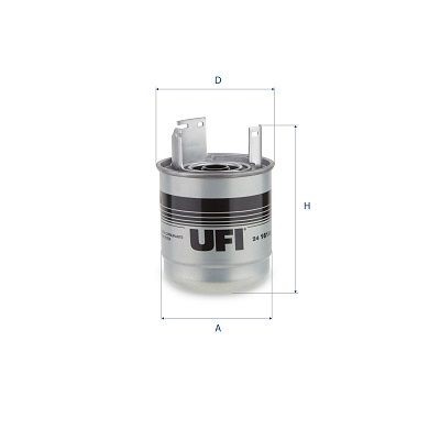 UFI 24.161.00 Fuel filter RENAULT KADJAR 2015 in original quality