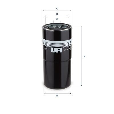 UFI 24.276.00 Fuel filter 600-311-3111