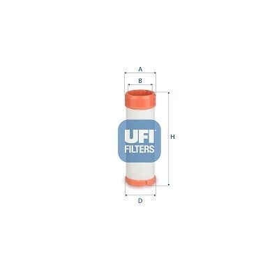 UFI 27.H92.00 Secondary Air Filter 242540