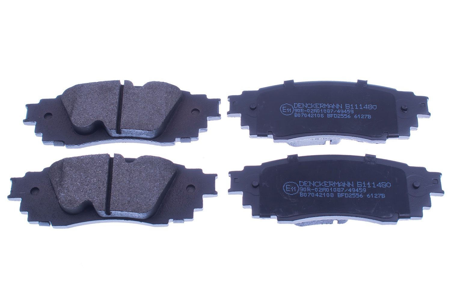 DENCKERMANN B111480 Lexus RX 2018 Disk brake pads