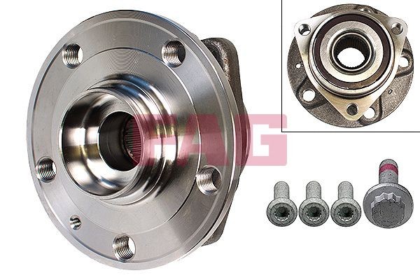 Volkswagen CADDY Wheel hub bearing kit 20305489 FAG 713 6111 50 online buy
