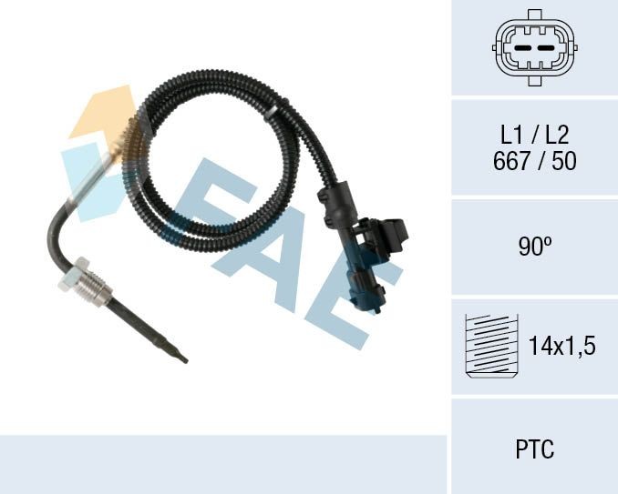 FAE 68006 Sensor, exhaust gas temperature 58 0145 5941