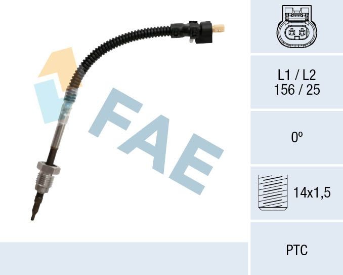 FAE 68051 Sensor, exhaust gas temperature A001 9052 400