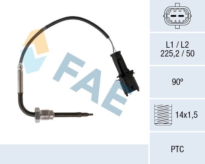 Exhaust gas sensor FAE before soot particulate filter - 68091