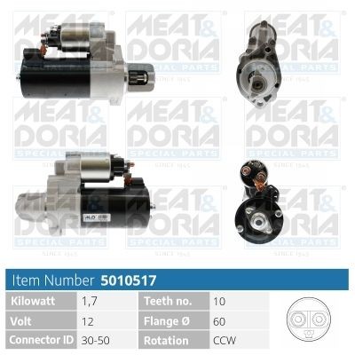 MEAT & DORIA 5010517 Starter motor A2769062300