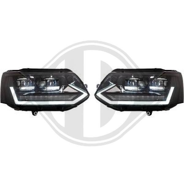 Volkswagen TRANSPORTER Headlights 20308846 DIEDERICHS 2273987 online buy