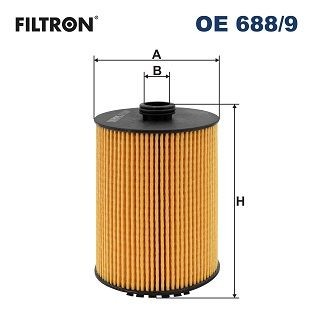 Škoda SUPERB Oil filter 20308934 FILTRON OE 688/9 online buy