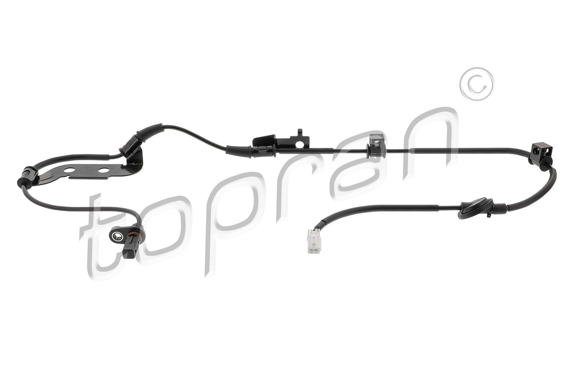 821 903 001 TOPRAN Rear Axle Left, with cable, for vehicles with ABS Sensor, wheel speed 821 903 buy