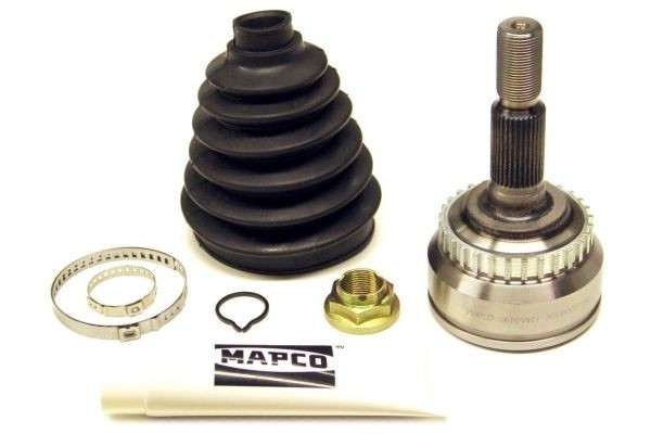 MAPCO Front Axle, Wheel Side, for vehicles with ABS External Toothing wheel side: 33, Internal Toothing wheel side: 25, Number of Teeth, ABS ring: 29 CV joint 16962 buy