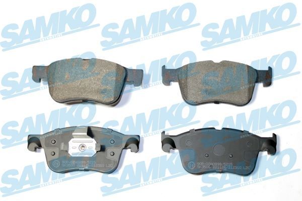 20556 SAMKO Height 1: 64,4mm, Height 2: 64,5mm, Width: 155,1mm, Thickness: 16,8mm Brake pads 5SP2310 buy