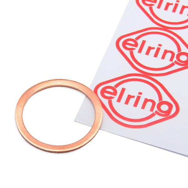 ELRING Seal, oil drain plug Copper 133.205 HONDA Moped Maxi scooters