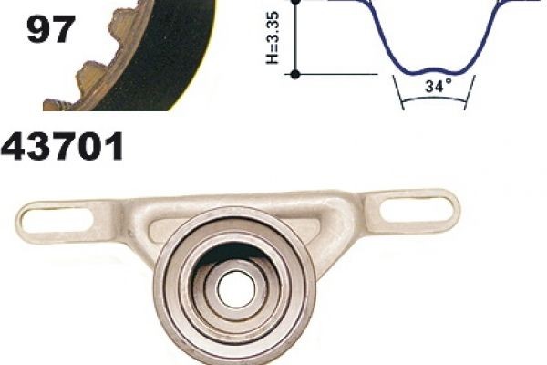 Ford SIERRA Timing belt kit MAPCO 23701 cheap