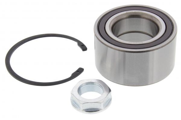 26367 MAPCO Wheel bearings PEUGEOT Front axle both sides, with integrated magnetic sensor ring, 83 mm
